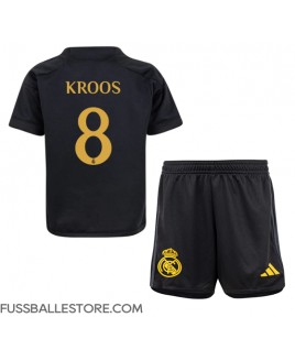 Günstige Real Madrid Toni Kroos #8 3rd trikot Kinder 2023-24 Kurzarm (+ Kurze Hosen)